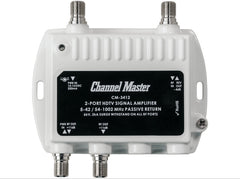 Channel Master CM 3412 2-Port Ultra Mini Distribution Amplifier