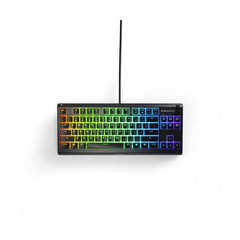 STEELSERIES 64831 Apex 3 TKL RGB Gaming Keyboard â Tenkeyless Compact Esports Form Factor - 8-Zone RGB Illumination â IP32 Water & Dust Resistant â Whisper Quiet Gaming Switch