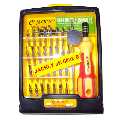 Jackly JK 6032 32 in 1 Screwdriver Set with Tweezer -Retail