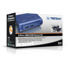 TrendNet 2-Port USB KVM Switch Kit - TK-207K