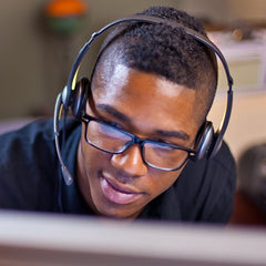 Cyber Acoustics Speech Recognition Stereo Headset and Boom Micro phone