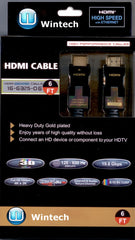 HDMI to HDMI High Speed with ETHERNET Cable-6Ft-Swivel- Retail