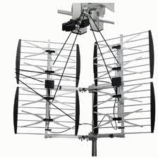 Focus Best -8HD-90D Adjustable 8 Bay Multidirectional (80+ mi/130+ km) HDTV UHF AntennaOutdoor HD TV Antenna