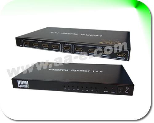 Eagle Star Pro 1-to-8 (1-in 8-Out) VIDEO HDMI Splitter Switch