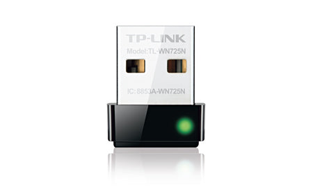 TP-Link Wireless N150 Nano USB Adapter - TL-WN725N