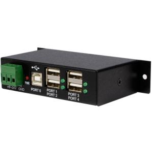 StarTech.com Mountable 4 Port Rugged Industrial USB Hub
