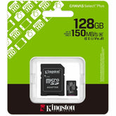 Kingston Canvas Select Plus 128 GB Class 10/UHS-I (U1) V10 microSDXC - 1 - SDCS3/128GB