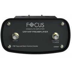 Focus Antennas Adjustable Gain Hamza Tv Antenna Amplifier with Built-In LTE Filter UHF/VHF/FM - HAMZA LTE-2