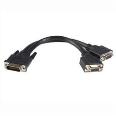 StarTech.com 8in LFH 59 Male to Dual Female VGA DMS 59 Cable - DMSVGAVGA1