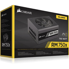 Corsair RMx Series RM750x - 750 Watt 80 PLUS Gold Certified Fully Modular High Performance Power supply - CP-9020199-NA