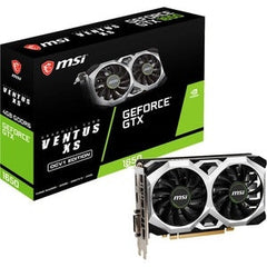 MSI NVIDIA GeForce GTX 1650 VENTUS XS OC Graphic Card - 4 GB GDDR6 1.62 GHz Boost Clock - 128 bit Bus Width - PCI Express 3.0 x16 - DisplayPort - HDMI - DVI G165D6VXSC3