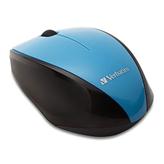 Verbatim Wireless Notebook Multi-Trac Blue LED Mouse - Blue -97993