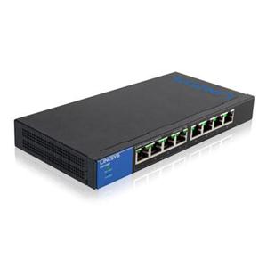 Linksys 8-Port Business Desktop Gigabit PoE+ Switch - LGS108P
