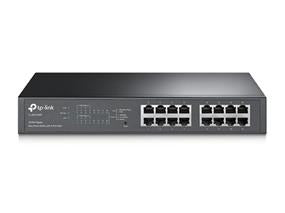 TP-Link TL-SG1016PE 16PT Gigabit Easy Smart PoE Switch w 8-Port PoE+ Retail