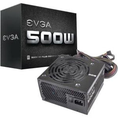 EVGA 500W 80 PLUS Power Supply- 100-W1-0500-KR