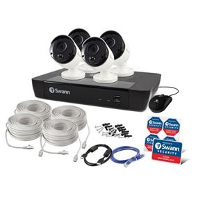Swann 8 Channel 5MP Super HD NVR-8580 with 2TB HDD & 4 x 5MP Thermal Sensing Bullet Cameras - SWNVK-875804