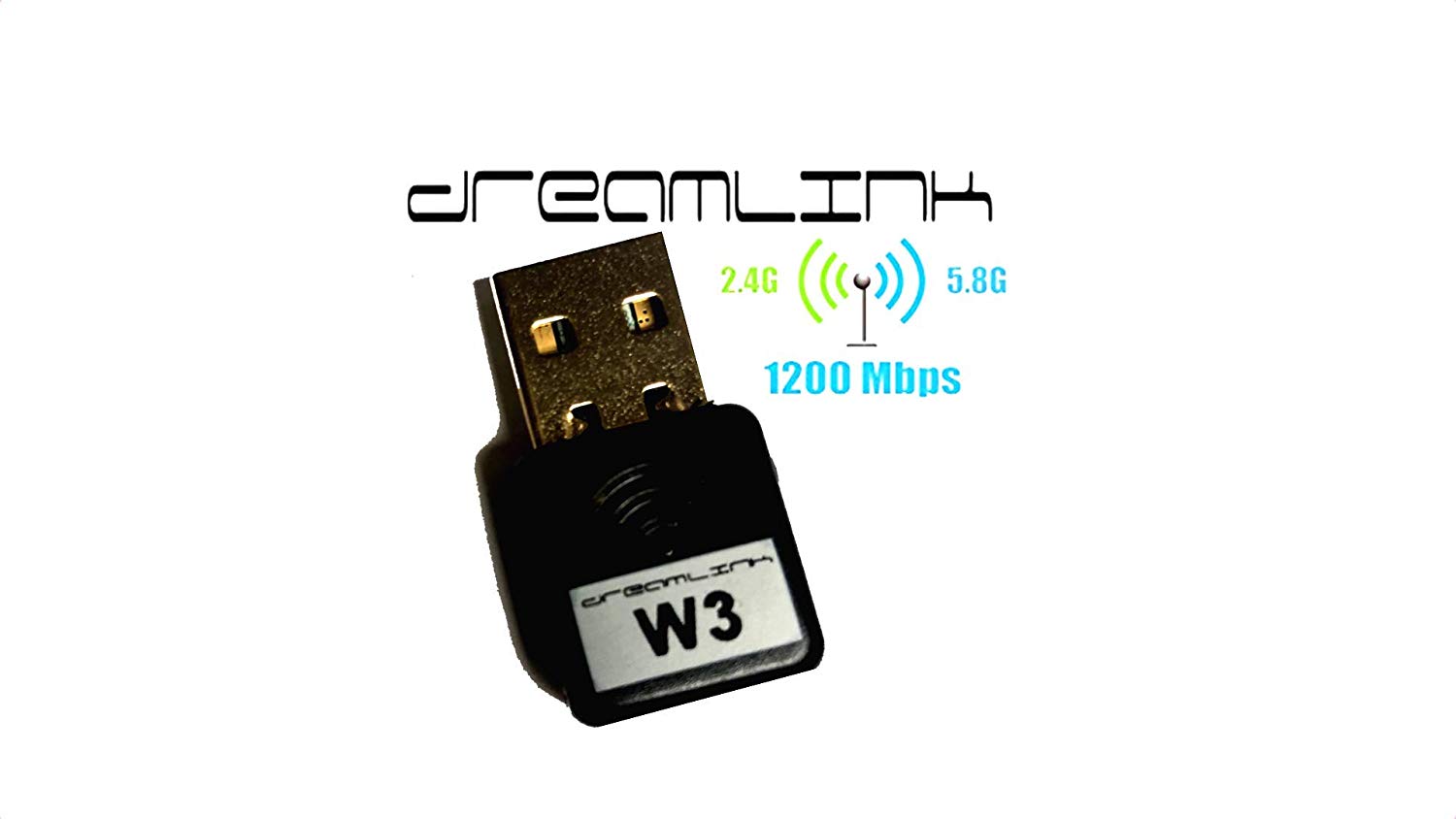 Dreamlink/Formuler USB WiFi Dongle High Gain Wi-Fi for Dreamlink Dlite+ T2 & Formuler Zx Z7+ (W2 600MBPS)