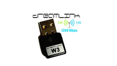 Dreamlink/Formuler USB WiFi Dongle High Gain Wi-Fi for Dreamlink Dlite+ T2 & Formuler Zx Z7+ (W2 600MBPS)