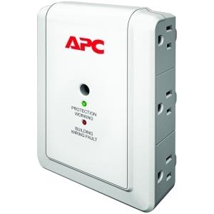 APC P6W 6-Outlets Surge Suppressor , Wall Mountable