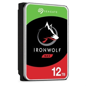 Seagate IronWolf ST12000VN0008 12 TB Hard Drive - 3.5 Internal - SATA (SATA/600) - Conventional Magnetic Recording (CMR) Method