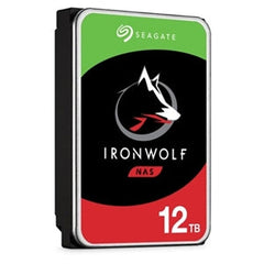 Seagate IronWolf ST12000VN0008 12 TB Hard Drive - 3.5 Internal - SATA (SATA/600) - Conventional Magnetic Recording (CMR) Method