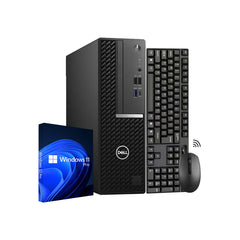Dell Optiplex 7080 SFF Desktop - Intel Hexa-Core i5-10500 ,16GB ,512GB SSD, Windows 11 PRO, Wireless Keyboard and Mouse - Refurbished - 1 Year Warranty