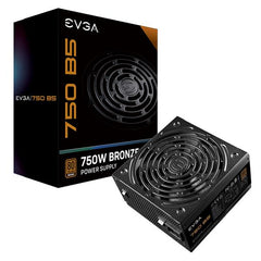eVGA 750Watt B5 80 Plus Bronze Certified +12V 150mm Fan Modular Power Supply - 220-B5-0750-V1