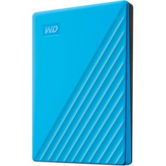 WD My Passport WDBYVG0020BBL 2 TB Portable Hard Drive - External - Blue USB 3.0 - 256-bit Encryption Standard