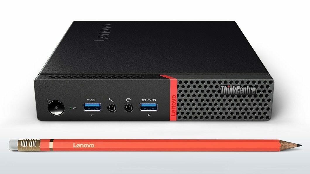 Lenovo ThinkCentre M600 Tiny Desktop -Intel Pentium M J3710 1.6GHz,8GB,128GB, Built in WIFI, Windows 10 Pro