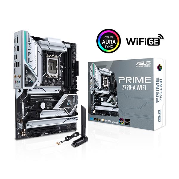 Asus Prime Z790-A WIFI Desktop Motherboard - Intel Z790 Chipset - Socket LGA-1700 - Intel Optane Memory Ready - ATX