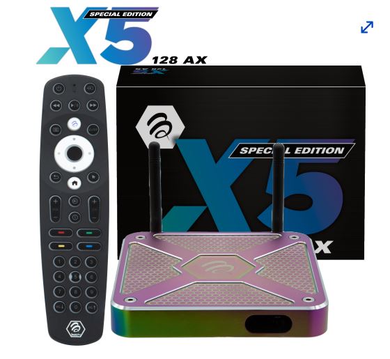 BUZZTV X5 128AX Special Edition 4K Android 11 IPTV Media Box- 4GB/128G Quad Core -2023 Edition