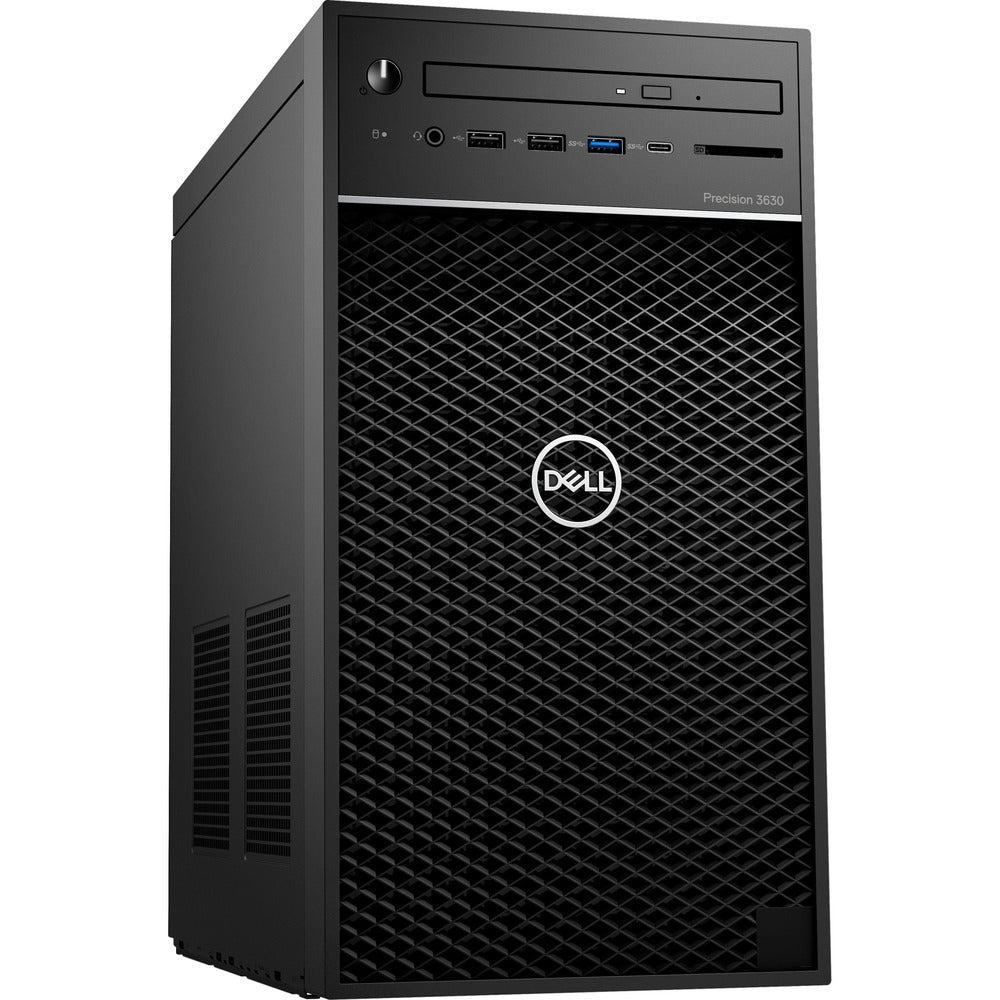 Dell Precision 3630 Tower- Intel Core i5-8500 3Ghz, 16G, 256GB ssd + 500 GB SATA , Display Port only , windows 10 Pro - 1 Year Warranty