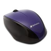 Verbatim Wireless Notebook Multi-Trac Blue LED Mouse - PURPLE -97994