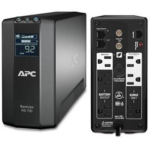 APC Back-UPS RS 700 VA Tower UPS 700VA/450W - 3 Minute Full Load - 3 x NEMA 5-15R - Battery Backup System, 3 x NEMA 5-15R - Surge-protected - BR700G