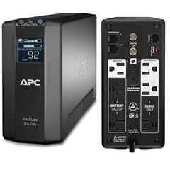 APC Back-UPS RS 700 VA Tower UPS 700VA/450W - 3 Minute Full Load - 3 x NEMA 5-15R - Battery Backup System, 3 x NEMA 5-15R - Surge-protected - BR700G