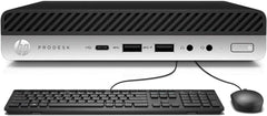 HP Prodesk 600 G3 Micro Desktop - Intel Core i5 6500T 3.2Ghz ,8GB DDR4,256GB SSD, Windows 10 PRO - 1 Year Warranty