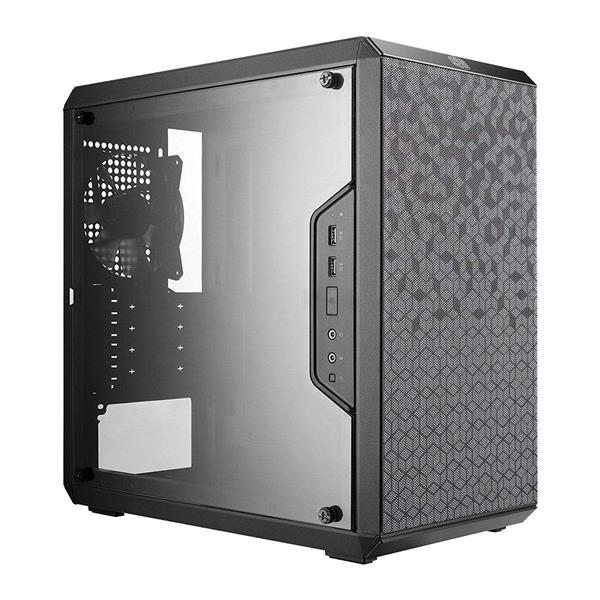 Cooler Master Q300L V2 Micro-ATX Gaming Case , Magnetic Patterned Dust Filter, USB 3.2 Gen 2x2 (20GB), Tempered Glass Panel, CPU Coolers Max 159mm, GPU Max 360mm, Fully Ventilated Airflow - Q300LV2-KGNN-S00