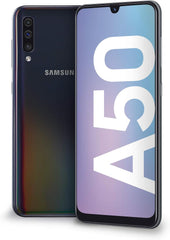 Refurbished ( Excellent) Samsung Galaxy A50 64GB (Canadian Model) A505W 6.4 inch Display Triple Camera 25MP Black Unlocked Phone