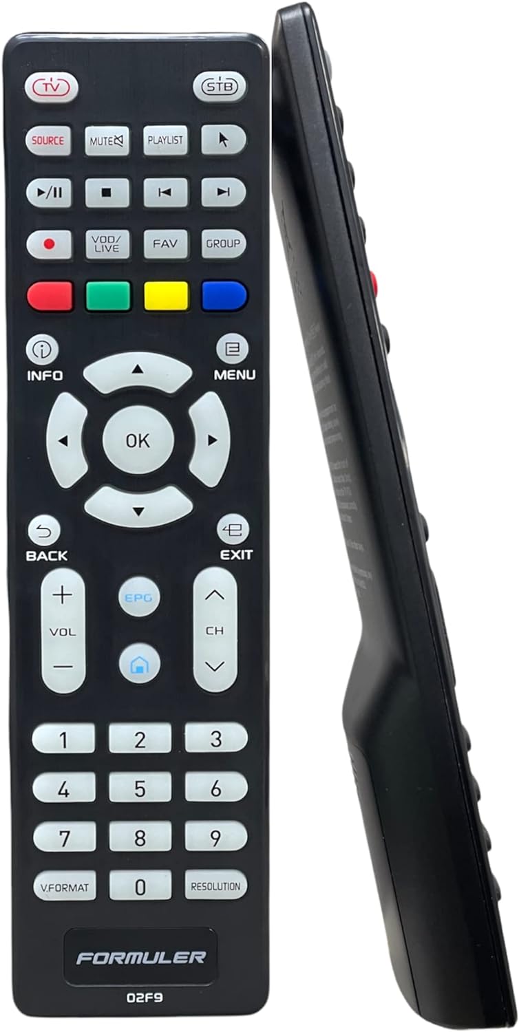 Formuler Luminous Replacement Remote | IR Smart Learning Control(Updated Version 02F9) Compatible with All The Formuler Devices Z 11 pro/Z10 Pro/Z10 pro max/Z10SE/Z8Pro /Z7-5G /CC/GTV