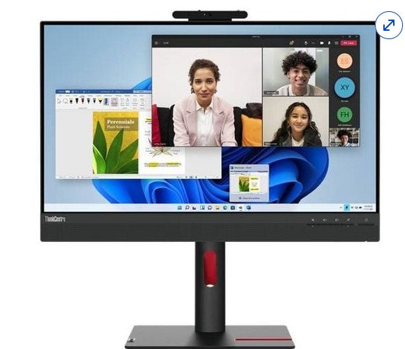 Open box Lenovo Thinkcentre Tiny-IN-One 24 gen 5 Full HD (1920X1080) Height Adjustment Speakers Webcam - 12NAGAR1US