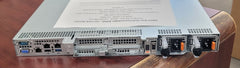 Open Box - Dell PowerEdge R360 - 1U rack Server - Intel Xeon 6th Gen. - 6357P - 3.0 GHz (8Core) - 32GB (1 x 32GB) - P5-5600 - PERC H755 Controller - 2 X 480GB M.2 SSD Raid 1 (Boss N-1 controller) + 4 X 4TB 7.2K RPM SATA 6Gbps