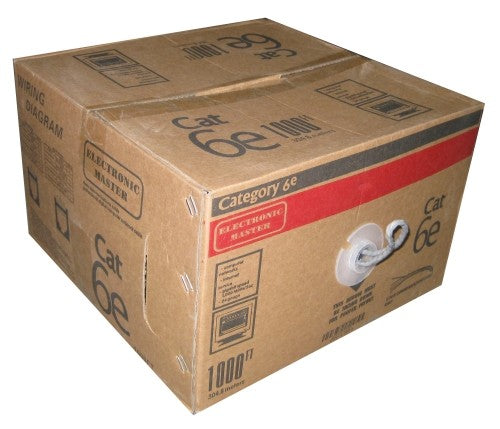 Electronic Master 1000-Ft UTP Cat6e Network Cable(Grey)