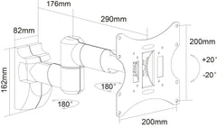 EagleStar Pro 64-0503 Monitor / TV Wall Mount Bracket for 23-40 inch