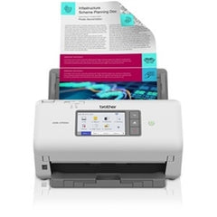 Brother ADS-4700W Professional Wireless Desktop Scanner – High-Speed Network Scanner for Business Workgroups with Photo & Document Scanning - ADS4700W