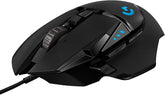 Logitech G502 HERO High Performance Gaming Mouse Optical - Cable - Black - USB - 16000 dpi - 11 Button(s) - 910-005469