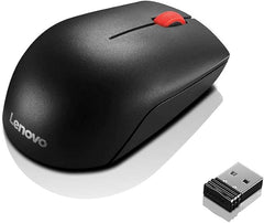 Lenovo Essential Compact Wireless Mouse Optical - Radio Frequency - Black - USB - 1000 - 4Y50R20864 dpi - 3 Button(s) - Symmetrical -