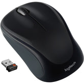 Logitech M317 Mouse Optical - Wireless - Black - USB - Scroll Wheel - 2 Button(s)