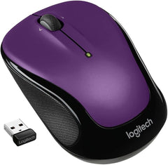 Logitech M325s Wireless Mouse, 2.4 GHz with USB Receiver, 1000 DPI Optical Tracking, 18-Month Life Battery, PC/Mac/Laptop/Chromebook - Vivid Violet - 910-006826