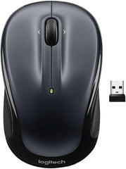 Logitech M325s Wireless Mouse, 2.4 GHz with USB Receiver, 1000 DPI Optical Tracking, 18-Month Life Battery, PC/Mac/Laptop/Chromebook - Dark Silver - 910-006823
