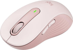 Logitech Signature M650 (Rose) Optical - Wireless - Bluetooth/Radio Frequency - Rose - USB - 2000 dpi - Scroll Wheel - 5 Button(s) - 5 Programmable Button(s) - 910-006251